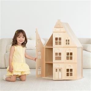 Classic World Flemish Dream House dockhus i trä-7