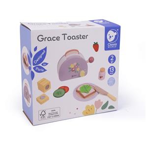 Classic World Grace Brödrostset med tillbehör - Träleksaker-2