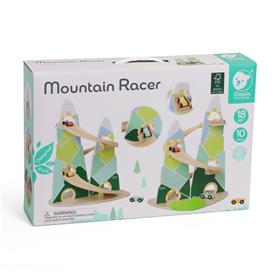 Classic World Mountain Racer Bilbana i trä - Med 3 bilar-2