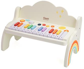 Classic World Rainbow Barnpiano med ljus (från 3 år)