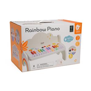 Classic World Rainbow Barnpiano med ljus (från 3 år)-2