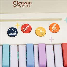 Classic World Rainbow Barnpiano med ljus (från 3 år)-3
