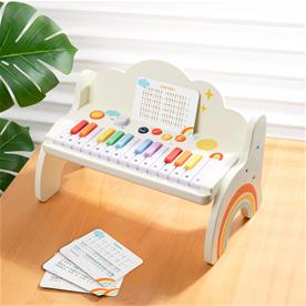 Classic World Rainbow Barnpiano med ljus (från 3 år)-5