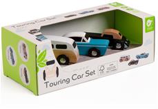 Classic World Touring-bilset i trä – 3 klassiska bilar