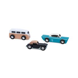 Classic World Touring-bilset i trä – 3 klassiska bilar-3