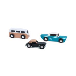 Classic World Touring-bilset i trä – 3 klassiska bilar-3