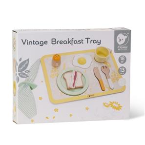 Classic World Vintage Frukostbricka i trä – Leksaksmat-2