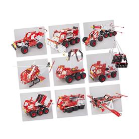Constructor Pro Premium Lastbil 10-i-1 Metallkonstruktion Byggsats-3
