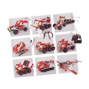 Constructor Pro Premium Lastbil 10-i-1 Metallkonstruktion Byggsats-3