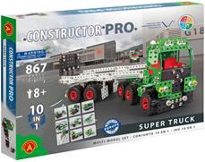 Constructor Pro Super Lastbil 10-i-1 Metallkonstruktion Byggsats