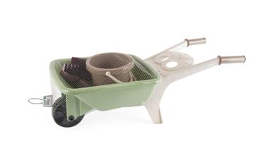 Dantoy Green Garden Skottkärra set. Längd: 66 cm-3