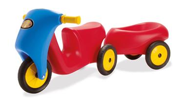 Dantoy klassisk sparkcykel med gummihjul. L.60 cm-2