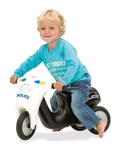 Dantoy Polismotorcykel med gummihjul-2