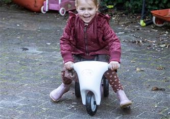 Dantoy Prinsesse Motorcykel med gummihjul-2