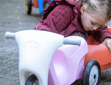 Dantoy Prinsesse Motorcykel med gummihjul-3