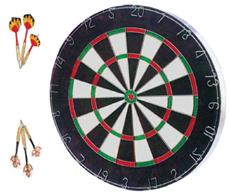 Dartspel ''PUB'' 46cm m/6 pilar