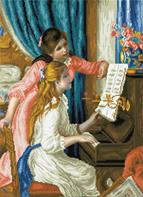 Diamond Dotz 66 x 47 cm - GIRL'S AT THE PIANO (RENOIR)