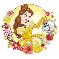Diamond Dotz Disney Prinsessan Belle 40 x 40 cm