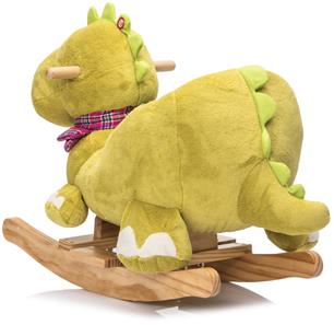 Dino gunghäst i mjuk plysch med ljud och sele (från 12 månader)-8