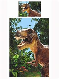 Dinosaur Jurassic T-Rex Påslakanset 135x200 cm-2
