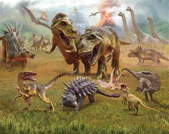Dinosaur Kingdom tapet 243 x 305 cm-2