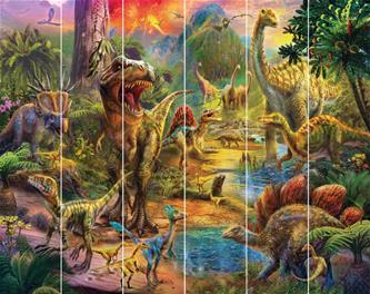 Dinosaur Landskap tapet 243 x 305 cm-2