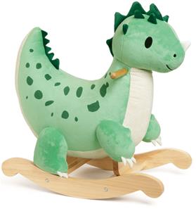 Dinosaurie-gunghäst med mjukt tyg (12-36 M)