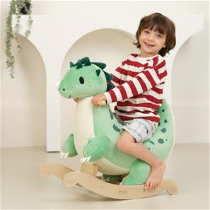 Dinosaurie-gunghäst med mjukt tyg (12-36 M)-2