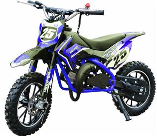 Dirt Bike 49cc Mini Crosser modell 709, blå