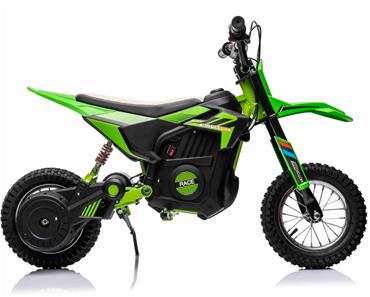 Dirt Bike EL 250W 24V Cross, grön-2