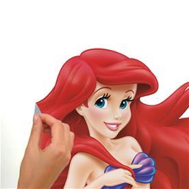 Disney Ariel Den lilla sjöjungfrun Gigant Wallstickers-4