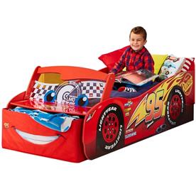 Disney Bilar Blixten McQueen Junior Barnsäng  m. Ljus (140cm)
