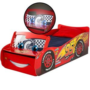 Disney Bilar Blixten McQueen Junior Barnsäng  m. Ljus (140cm)-2