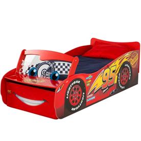 Disney Bilar Blixten McQueen Junior Barnsäng  m. Ljus (140cm)-4