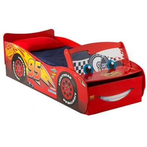 Disney Bilar Blixten McQueen Junior Barnsäng  m. Ljus (140cm)-5