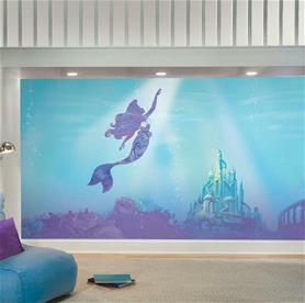 Disney Den lilla Sjöjungfrun Tapet 320 x 183 cm