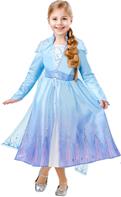 Disney Frost 2 ELSA Deluxe Klänning Utklädningskläder (3-10 år)