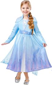 Disney Frost 2 ELSA Deluxe Klänning Utklädningskläder (3-10 år)
