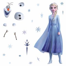 Disney Frost 2 Elsa och Olof Gigant Wallsticker-2
