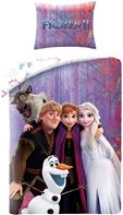 Disney Frost 2 påslakanset – Elsa, Anna, Kristoffer & Olaf