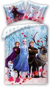Disney Frost påslakanset – Elsa, Anna, Kristoffer, Olaf & Sven
