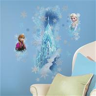 Disney Frost Slott Gigant Wallstickers med glitter