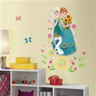 Disney Frozen Anna, Elsa och Olaf Wallstickers