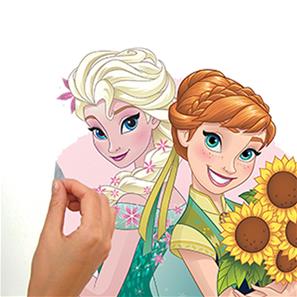 Disney Frozen Anna, Elsa och Olaf Wallstickers-2
