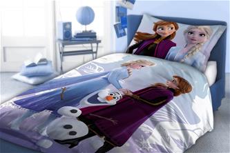 Disney Frozen Anna, Elsa och Oluf Påslakanset 140x200 cm-2