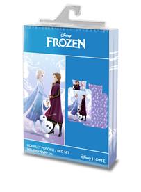 Disney Frozen Anna, Elsa och Oluf Påslakanset 140x200 cm-3
