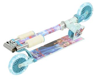 Disney Frozen Hopfällbar Sparkcykel med LED-ljushjul-5