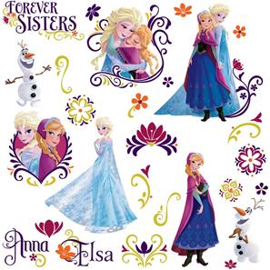 Disney Frozen Systrar för evigt Wallstickers-4