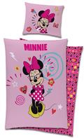 Disney Minnie Påslakanset 150 x 210 cm - 100 procent bomull