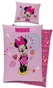 Disney Minnie Påslakanset 150 x 210 cm - 100 procent bomull